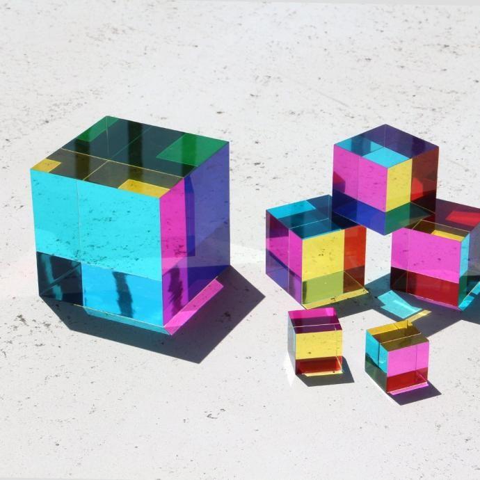 The Original CMY Cube 95mm オリジナルCMYキューブ | 雑貨 置物 ペーパーウエイト オブジェ プチギフト プレゼント お祝い 贈り物 ポイント 消化 買いまわり |  | 09