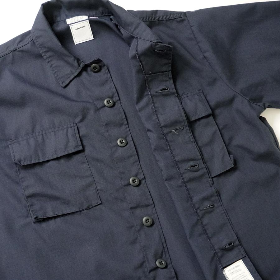 oddment / CUSTOM TACTICAL S/S SHIRTS REGULAR - Navy リメイク半袖シャツ ネイビー |  | 03