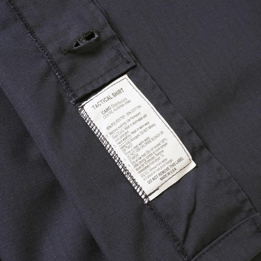 oddment / CUSTOM TACTICAL S/S SHIRTS REGULAR - Navy リメイク半袖シャツ ネイビー |  | 06
