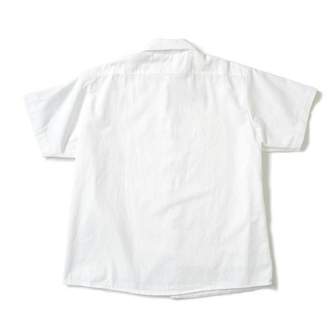 UNIVERSAL OVERALL Co. / Wrinkle-Resistant Cotton Work Shirt - White ユニバーサルオーバーオール 半袖ワークシャツ USA企画 ホワイト | UNIVERSAL OVERALL | 01