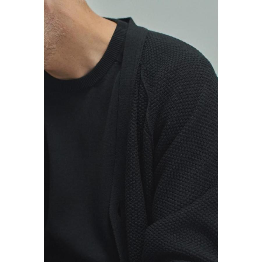 STILL BY HAND スティルバイハンド / KN03251 - BLACK クリスピーカーディガン ブラック | STILL BY HAND | 08