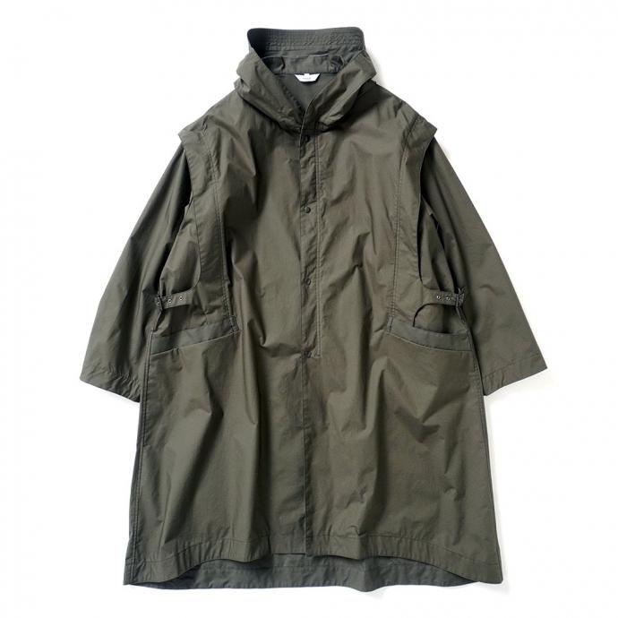 kontor / KON-CO01251 - CHARCOAL フーデッドコート | 