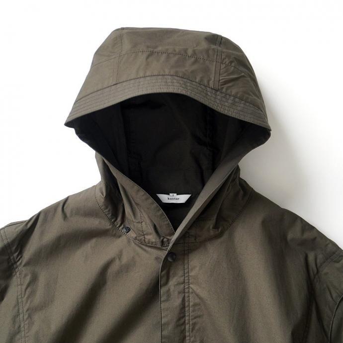 kontor / KON-CO01251 - CHARCOAL フーデッドコート |  | 08