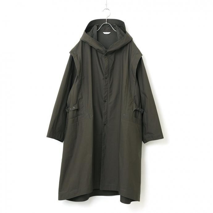 kontor / KON-CO01251 - CHARCOAL フーデッドコート |  | 02