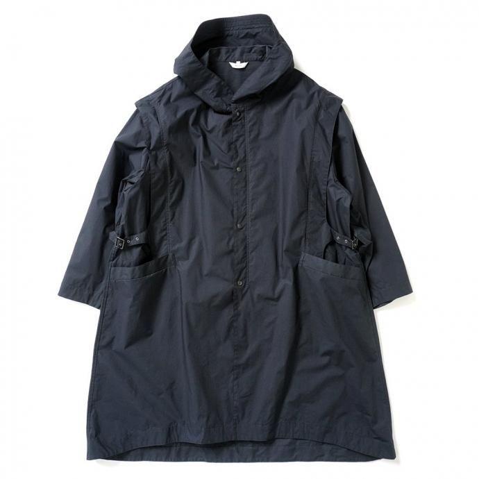 kontor / KON-CO01251 - DARK NAVY フーデッドコート | 