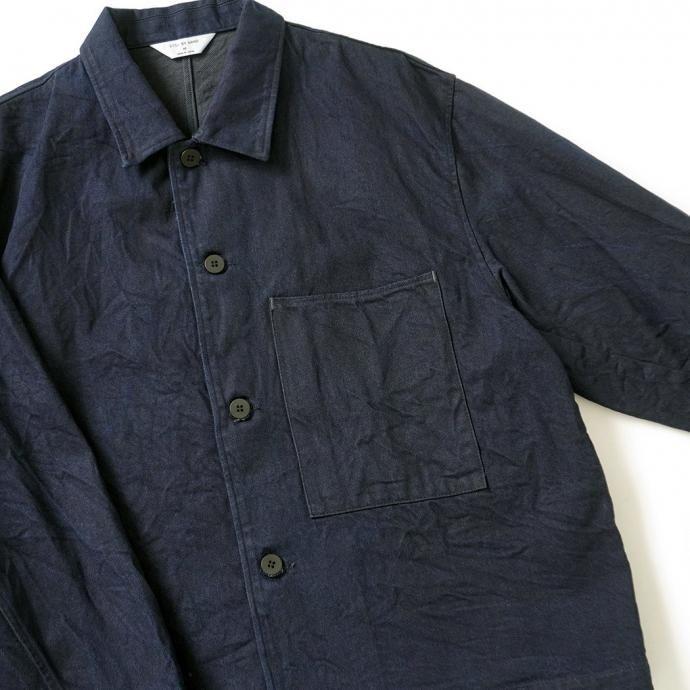 STILL BY HAND スティルバイハンド / DN03251 - DARK NAVY 11.5オンス デニムブルゾン ダークネイビー | STILL BY HAND | 03