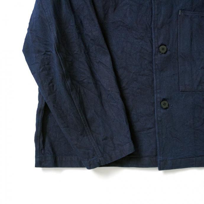 STILL BY HAND スティルバイハンド / DN03251 - DARK NAVY 11.5オンス デニムブルゾン ダークネイビー | STILL BY HAND | 04