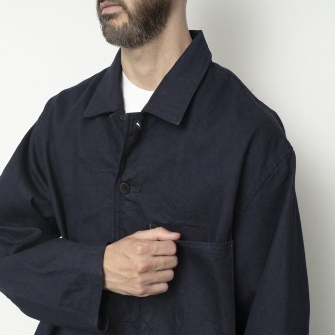 STILL BY HAND スティルバイハンド / DN03251 - DARK NAVY 11.5オンス デニムブルゾン ダークネイビー | STILL BY HAND | 08