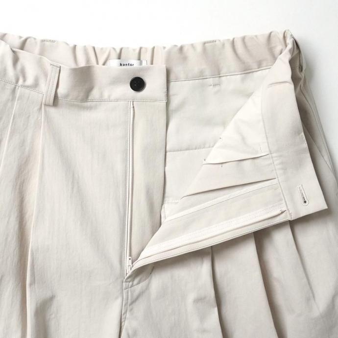 kontor / KON-PT06251 - ECRU 3プリーツパンツ |  | 05