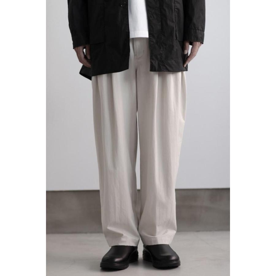 kontor / KON-PT06251 - ECRU 3プリーツパンツ |  | 09