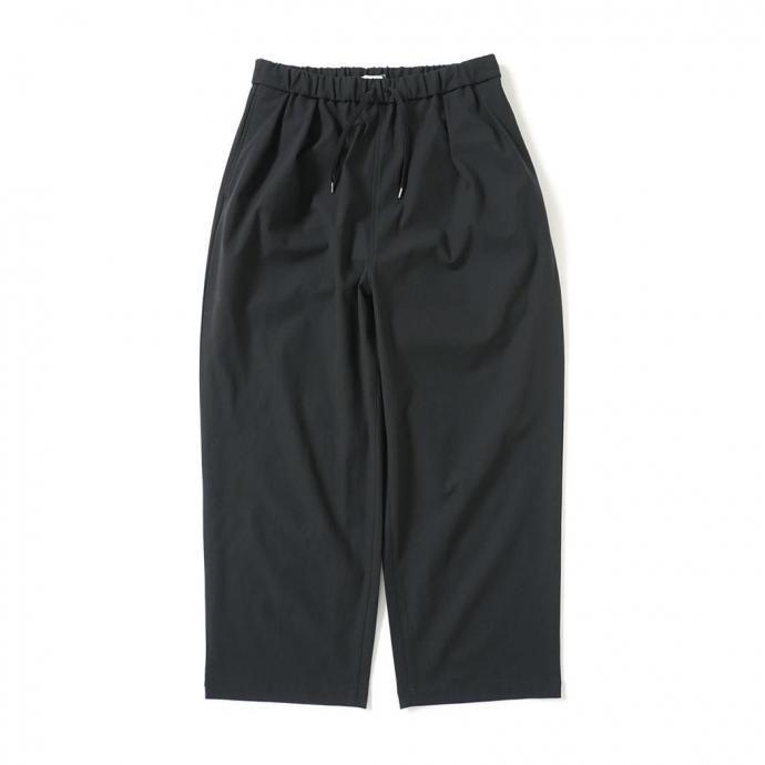 kontor / KON-PT04251 - BLACK ポリエステル素材 イージーパンツ | 