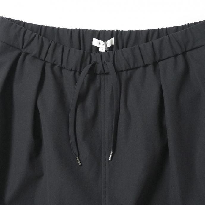 kontor / KON-PT04251 - BLACK ポリエステル素材 イージーパンツ |  | 03