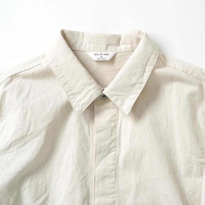 STILL BY HAND スティルバイハンド / DN05251 - ECRU 10オンス デニムブルゾン エクリュ | STILL BY HAND | 02