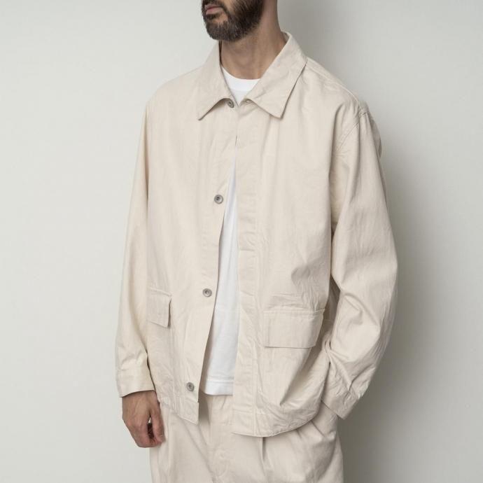 STILL BY HAND スティルバイハンド / DN05251 - ECRU 10オンス デニムブルゾン エクリュ | STILL BY HAND | 06