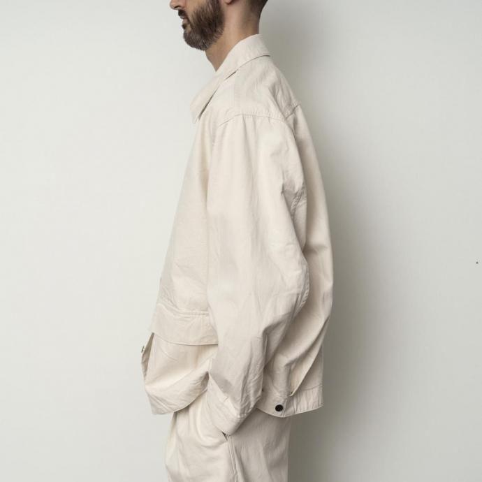 STILL BY HAND スティルバイハンド / DN05251 - ECRU 10オンス デニムブルゾン エクリュ | STILL BY HAND | 07