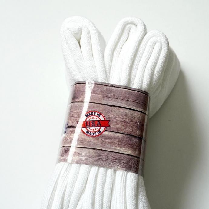 AWS / 3ペア クルーソックス USA／ホワイト 3P American Made Durable & Comfortable Crew Socks - White/USA Logo |  | 02