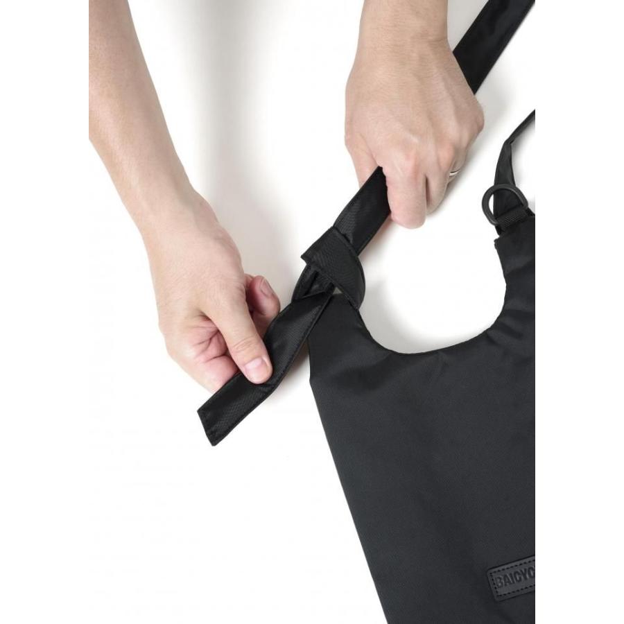 BAICYCLON by bagjack / BCL-89 SHOPPER SHOULDER BAG (SMALL) バイシクロン バイ バッグジャック ショッパー ショルダーバッグ ブラック | BAICYCLON by Bagjack | 04