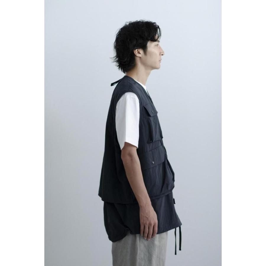 kontor / KON-VE01251 - LIGHT GREY コンバーチブルベスト |  | 08