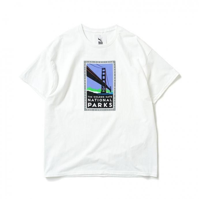 The Golden Gate National Parks Conservancy / Bridge T-shirts - White ゴールデンゲート国立公園 プリントTシャツ | 