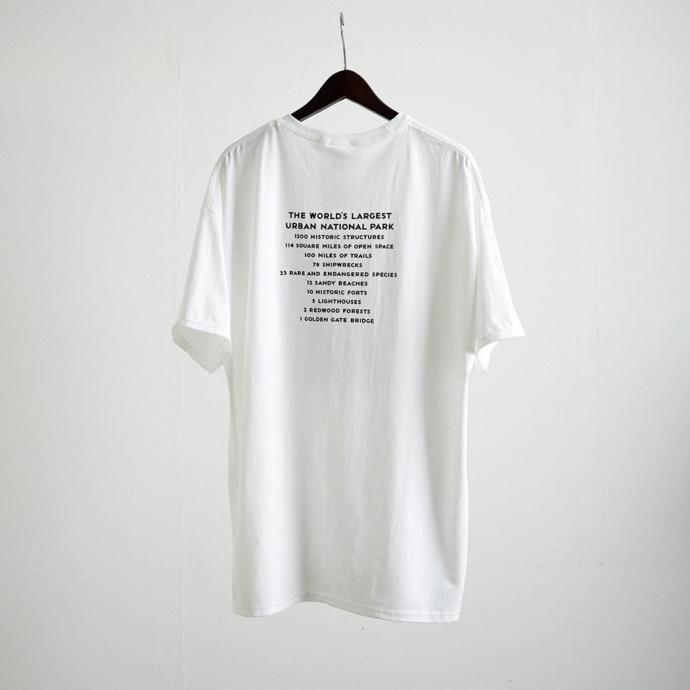 The Golden Gate National Parks Conservancy / Bridge T-shirts - White ゴールデンゲート国立公園 プリントTシャツ |  | 05
