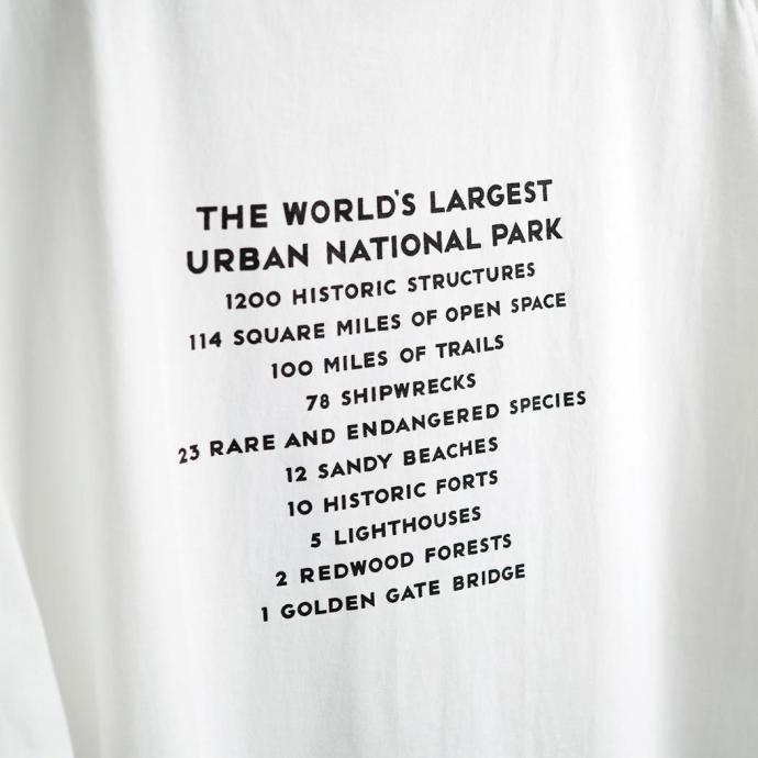 The Golden Gate National Parks Conservancy / Bridge T-shirts - White ゴールデンゲート国立公園 プリントTシャツ |  | 08