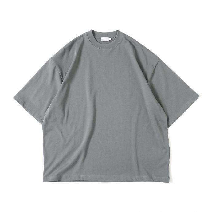 handvaerk ハンドバーク / コットン クルーネック半袖Tシャツ FOSSIL グレー 3504 | handvaerk
