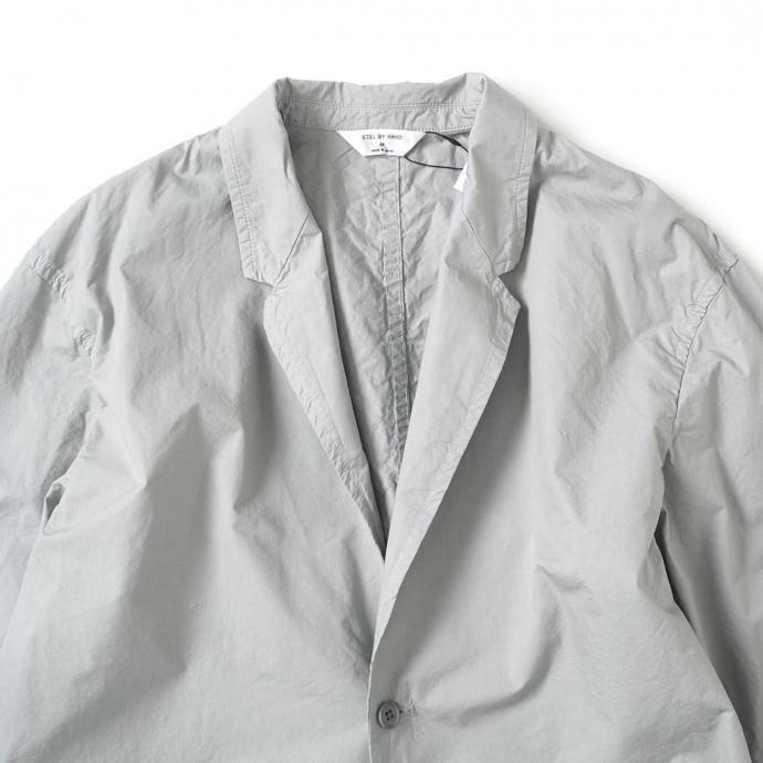 STILL BY HAND スティルバイハンド / JK01251 - ICE GREY ガーメントダイ 2ボタンジャケット アイスグレー | STILL BY HAND | 02