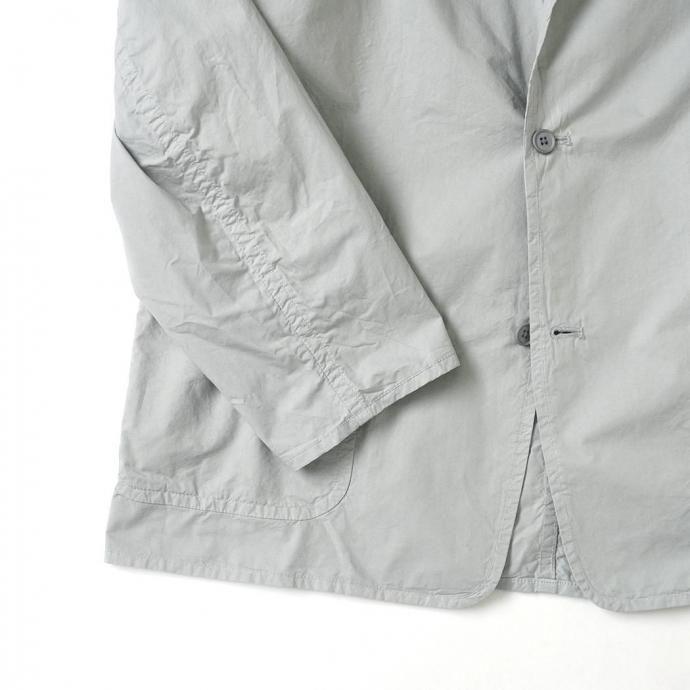 STILL BY HAND スティルバイハンド / JK01251 - ICE GREY ガーメントダイ 2ボタンジャケット アイスグレー | STILL BY HAND | 03