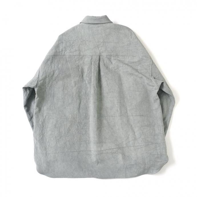 kontor / KON-BL02251 - GREY コットン／リネン シャツジャケット |  | 01