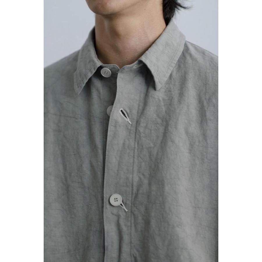 kontor / KON-BL02251 - GREY コットン／リネン シャツジャケット |  | 09