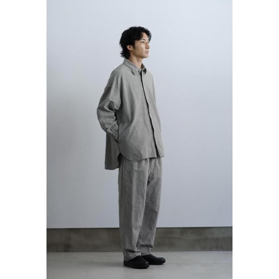 kontor / KON-BL02251 - NAVY コットン／リネン シャツジャケット |  | 08