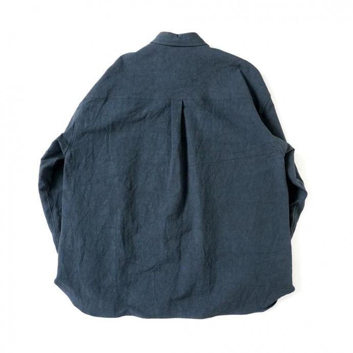 kontor / KON-BL02251 - NAVY コットン／リネン シャツジャケット |  | 01