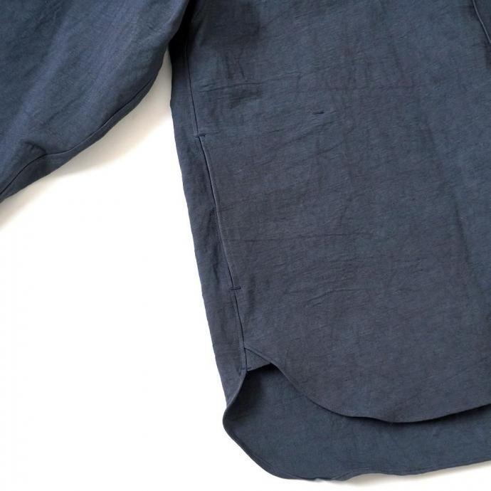kontor / KON-BL02251 - NAVY コットン／リネン シャツジャケット |  | 04