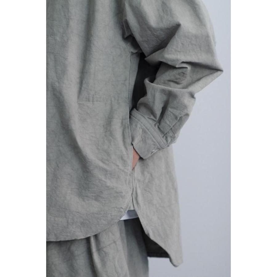 kontor / KON-BL02251 - NAVY コットン／リネン シャツジャケット |  | 10