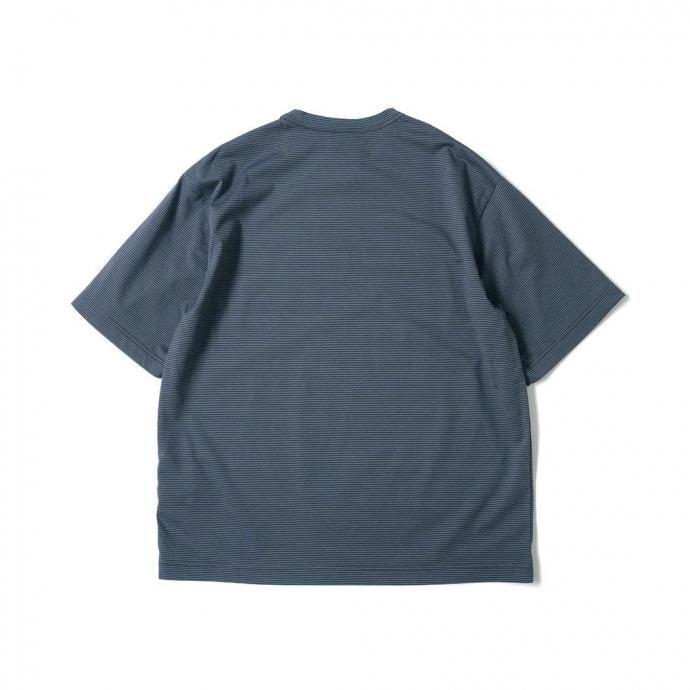 STILL BY HAND スティルバイハンド / CS03251 - GREY×NAVY ボーダー 半袖Tシャツ グレー×ネイビー | STILL BY HAND | 01