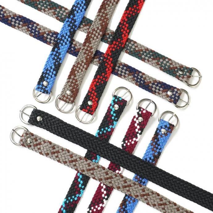 Wild West Braiding Co. / Nylon Parachute Cord Belt - 1inch ナイロンパラコードメッシュベルト 全10色 | 