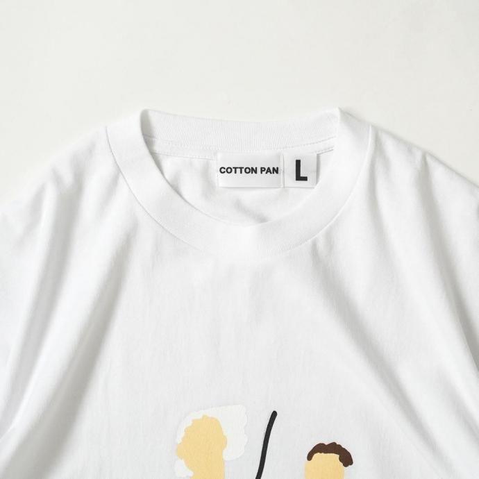 COTTON PAN / E&M Tシャツ ホワイト | COTTON PAN | 02