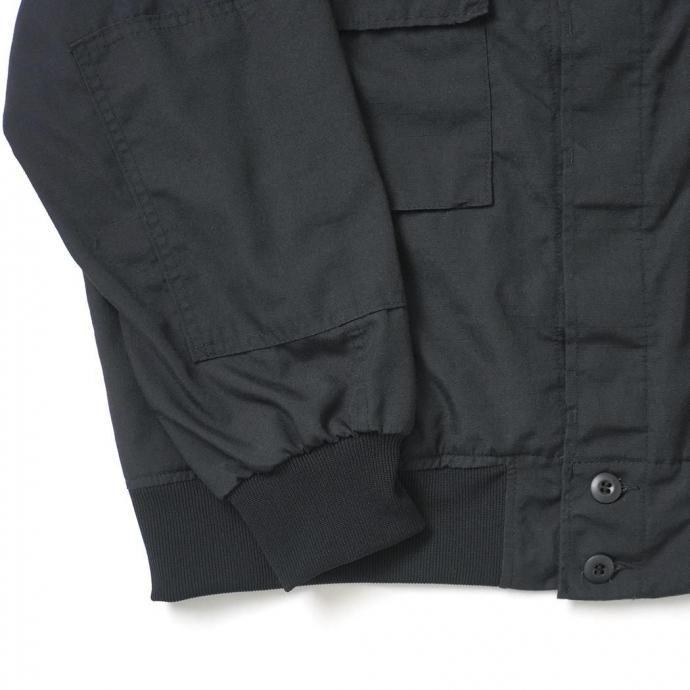 oddment / TACTICAL RIPSTOP JKT - Black タクティカルシャツ リメイクノーカラーブルゾン ブラック |  | 03