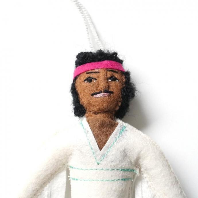 SILK ROAD BAZAAR / フェルト製オーナメント - Jimi Hendrix ジミ・ヘンドリックス |  | 03