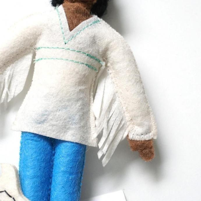 SILK ROAD BAZAAR / フェルト製オーナメント - Jimi Hendrix ジミ・ヘンドリックス |  | 06