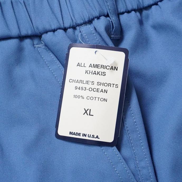 ALL AMERICAN KHAKIS / Charlie's Sea Island Poplin Shorts - Ocean ポプリンショーツ |  | 04