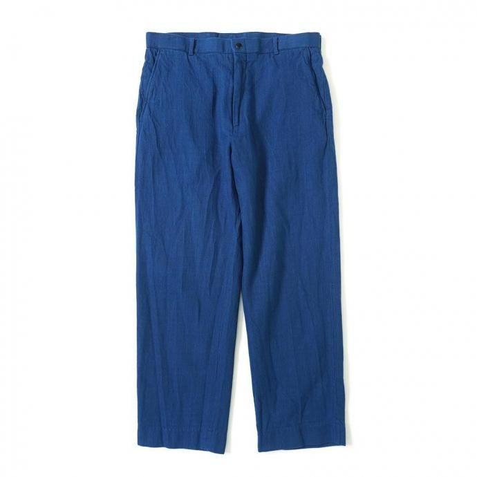 Hexico / BUCKLE BACK INDIGO FLANNEL SLACKS - 30s CINCH BUCKLE IRON 70s-80s TALON 42 BRASS ヘキシコ バックルバック インディゴフランネル スラックス | Hexico