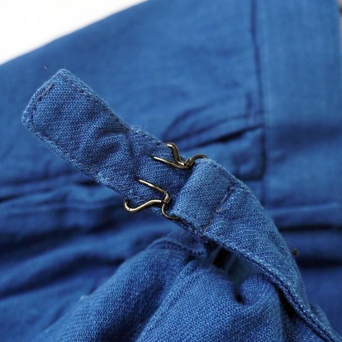 Hexico / BUCKLE BACK INDIGO FLANNEL SLACKS - 30s CINCH BUCKLE IRON 70s-80s TALON 42 BRASS ヘキシコ バックルバック インディゴフランネル スラックス | Hexico | 06