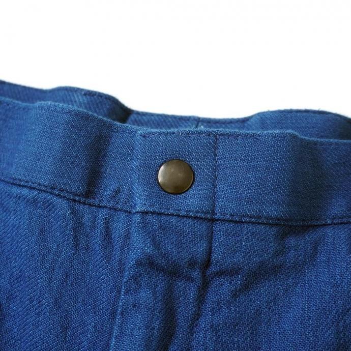 Hexico / BUCKLE BACK INDIGO FLANNEL SLACKS - 30s CINCH BUCKLE IRON 70s-80s TALON 42 BRASS ヘキシコ バックルバック インディゴフランネル スラックス | Hexico | 08