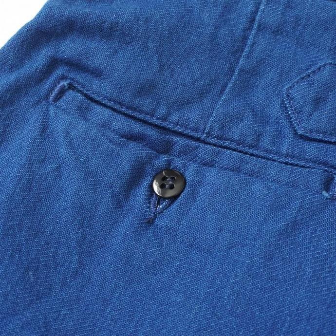 Hexico / BUCKLE BACK INDIGO FLANNEL SLACKS - 30s CINCH BUCKLE IRON 70s-80s TALON 42 BRASS ヘキシコ バックルバック インディゴフランネル スラックス | Hexico | 13