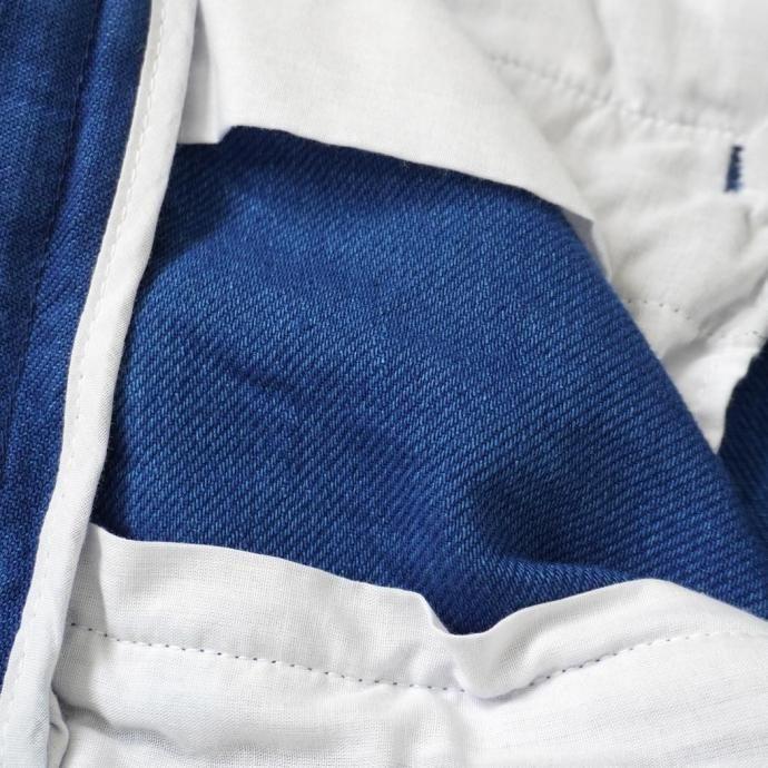 Hexico / BUCKLE BACK INDIGO FLANNEL SLACKS - 30s CINCH BUCKLE IRON 70s-80s TALON 42 BRASS ヘキシコ バックルバック インディゴフランネル スラックス | Hexico | 14