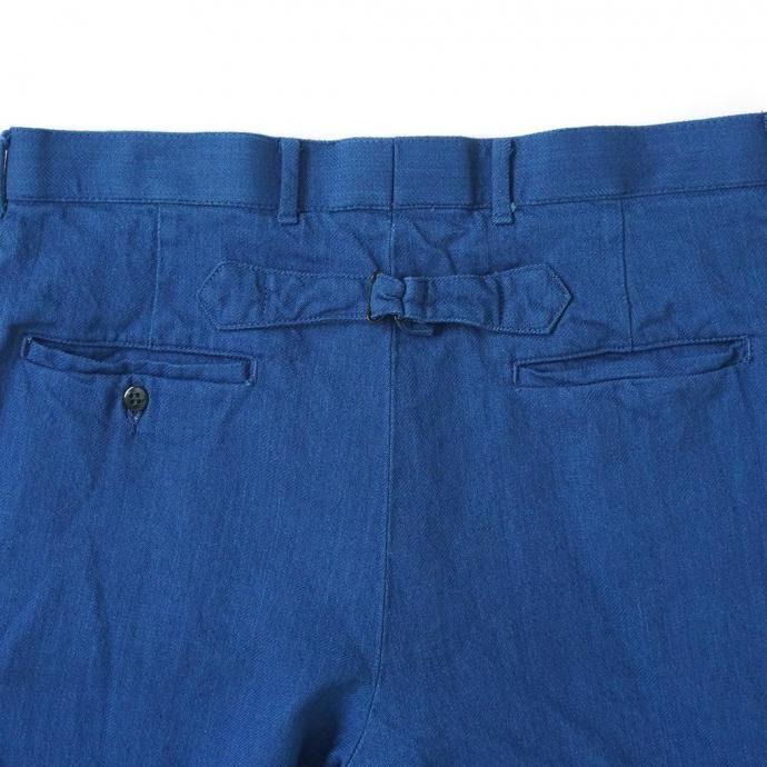 Hexico / BUCKLE BACK INDIGO FLANNEL SLACKS - 30s CINCH BUCKLE IRON 70s-80s TALON 42 BRASS ヘキシコ バックルバック インディゴフランネル スラックス | Hexico | 04