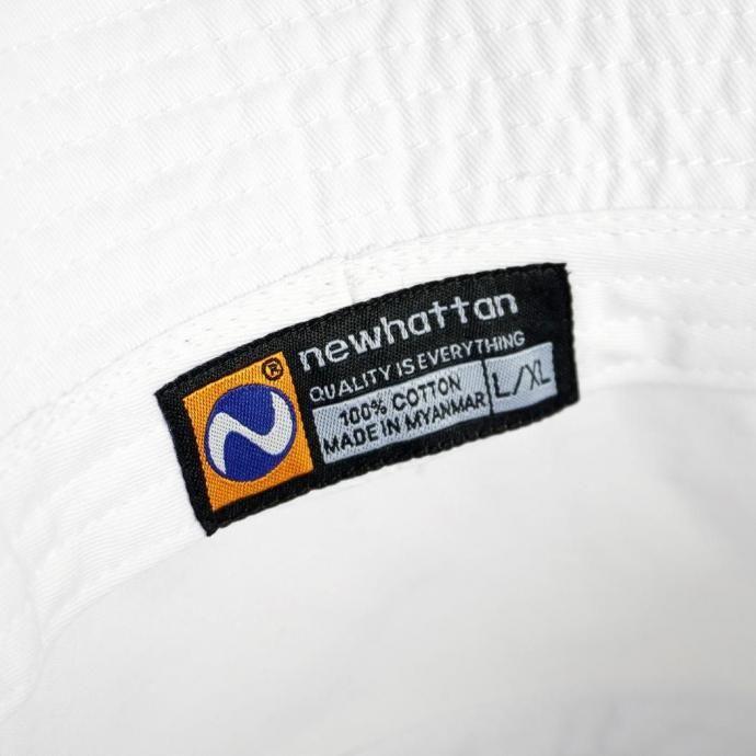 Newhattan / 1509 Down Brim Bucket Hat - White Twill ニューハッタン ダウンブリムバケットハット ホワイト | newhattan | 05