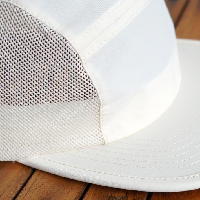 AS Colour / Active Finn Cap - Ecru サイドメッシュ ナイロン5パネルキャップ エクリュ | AS Colour | 03