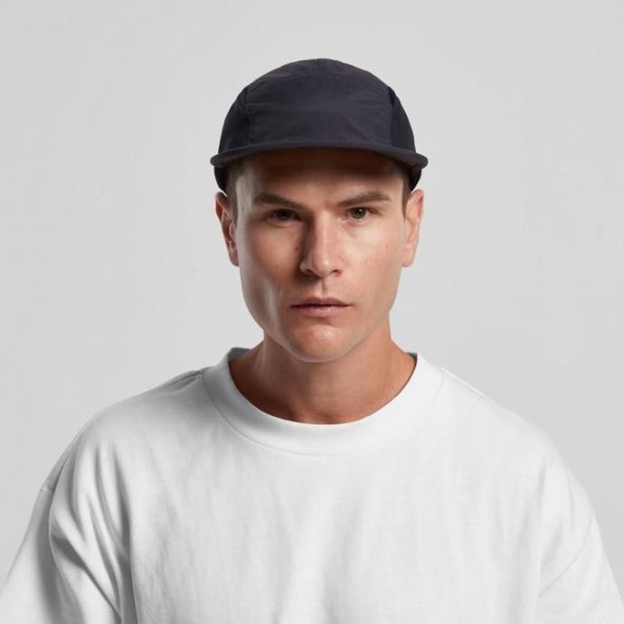 AS Colour / Active Finn Cap - Black サイドメッシュ ナイロン5パネルキャップ ブラック | AS Colour | 08